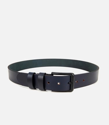  Erkek Deri Lacivert Kemer