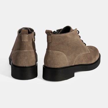  Kadın Vizon Bağcıklı Süet Bot