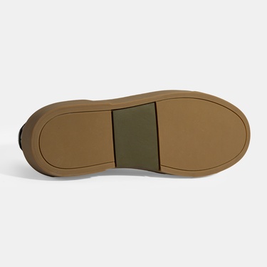  Erkek Kahve Bağcıklı Deri Günlük Ayakkabı