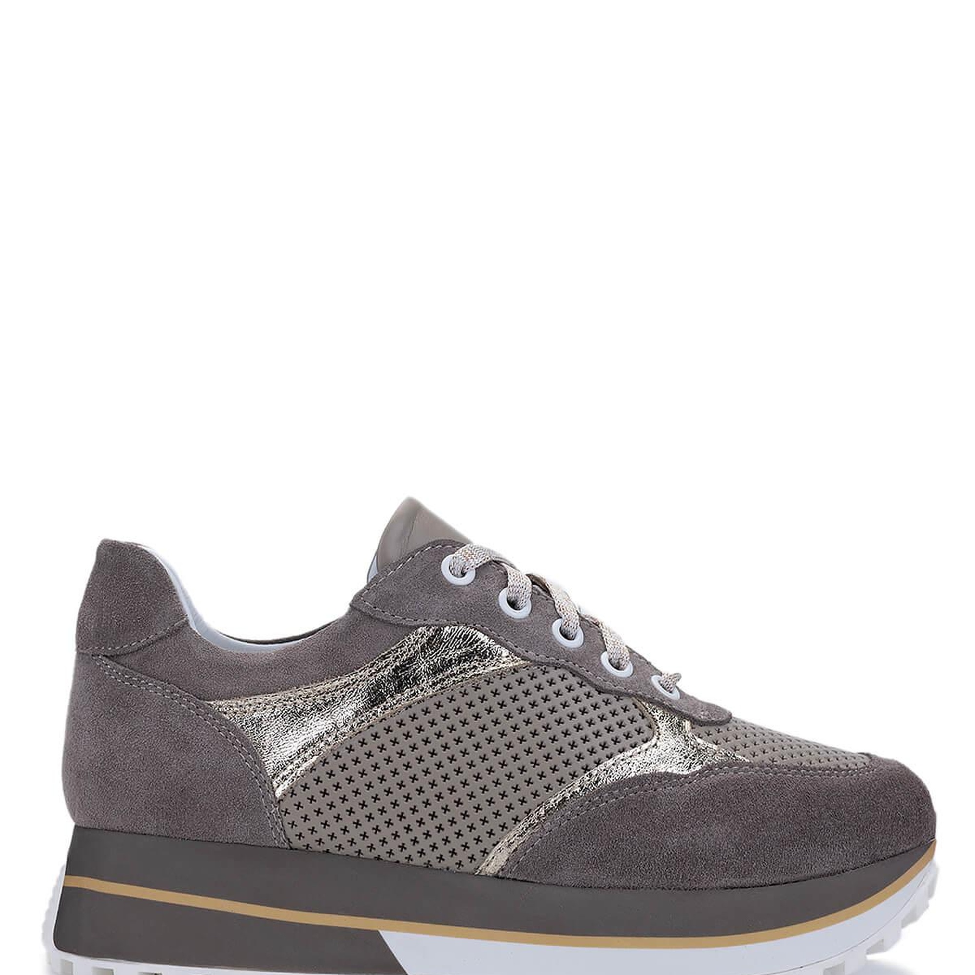 Tamer Tanca Kadın Hakiki Deri Taş Süet Sneakers & Spor Ayakkabı