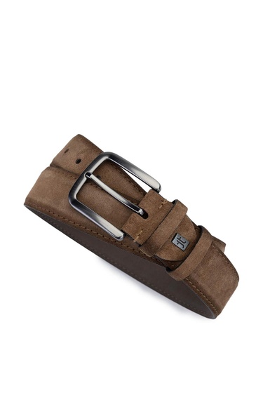  Tamer Tanca Erkek Hakiki Deri Kahverengi Spor Kemer