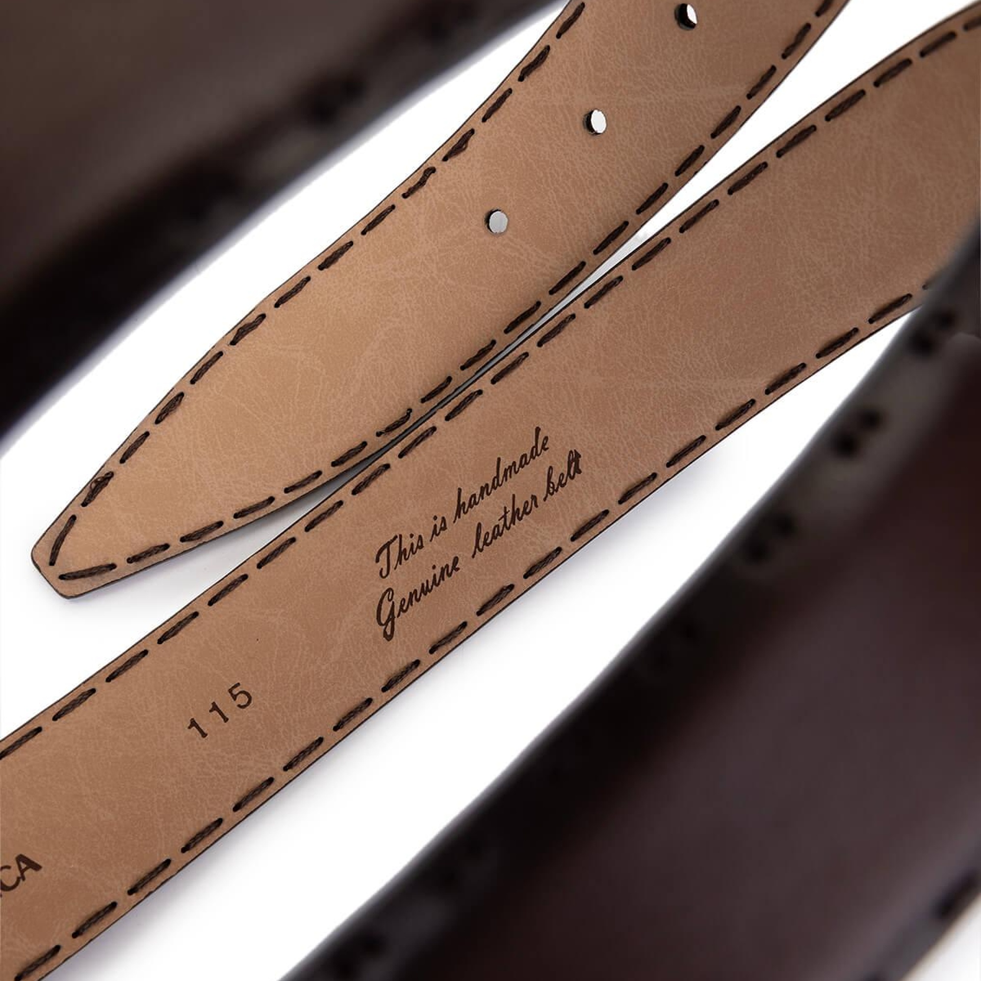 Tamer Tanca Erkek Hakiki Deri Kahverengi Kemer