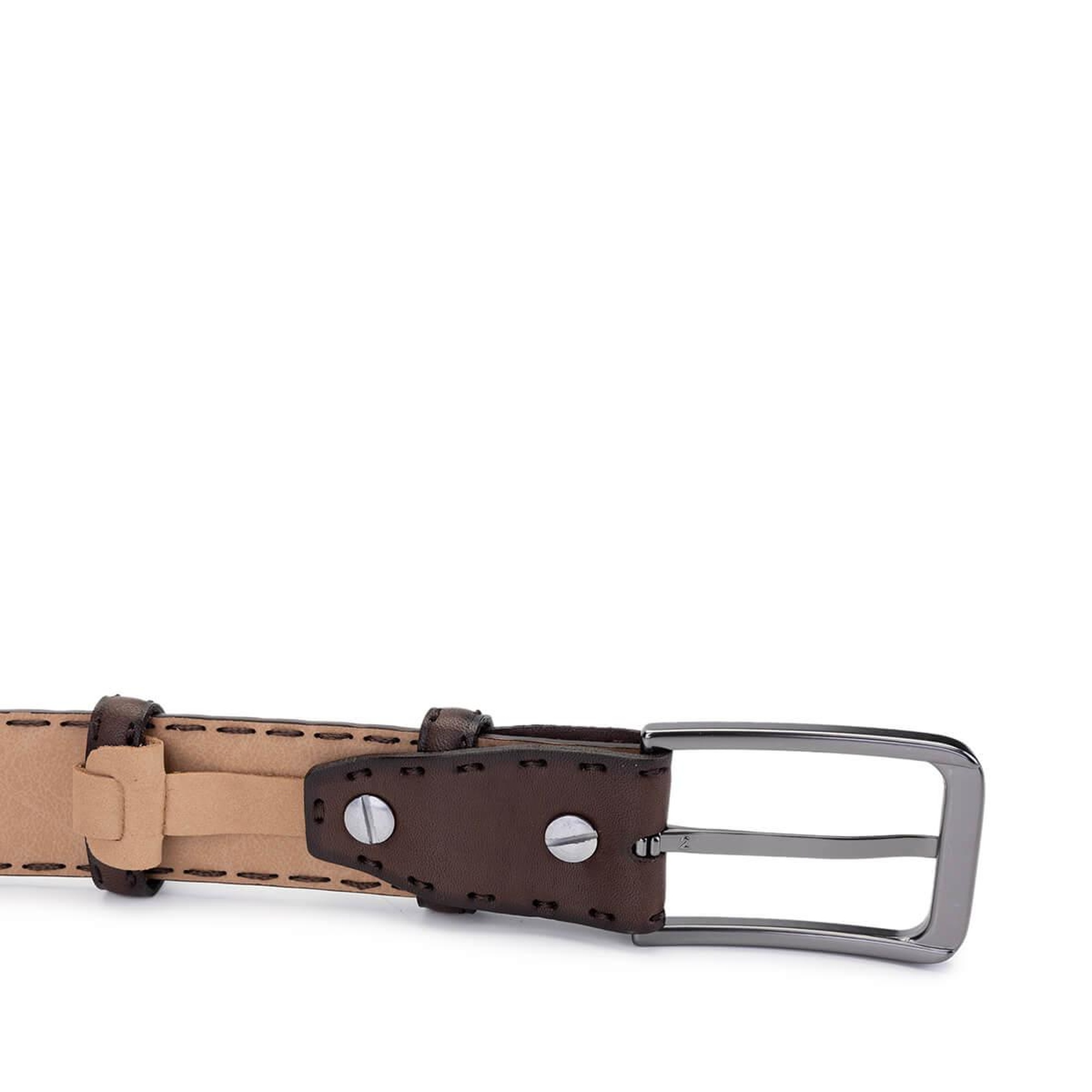 Tamer Tanca Erkek Hakiki Deri Kahverengi Kemer