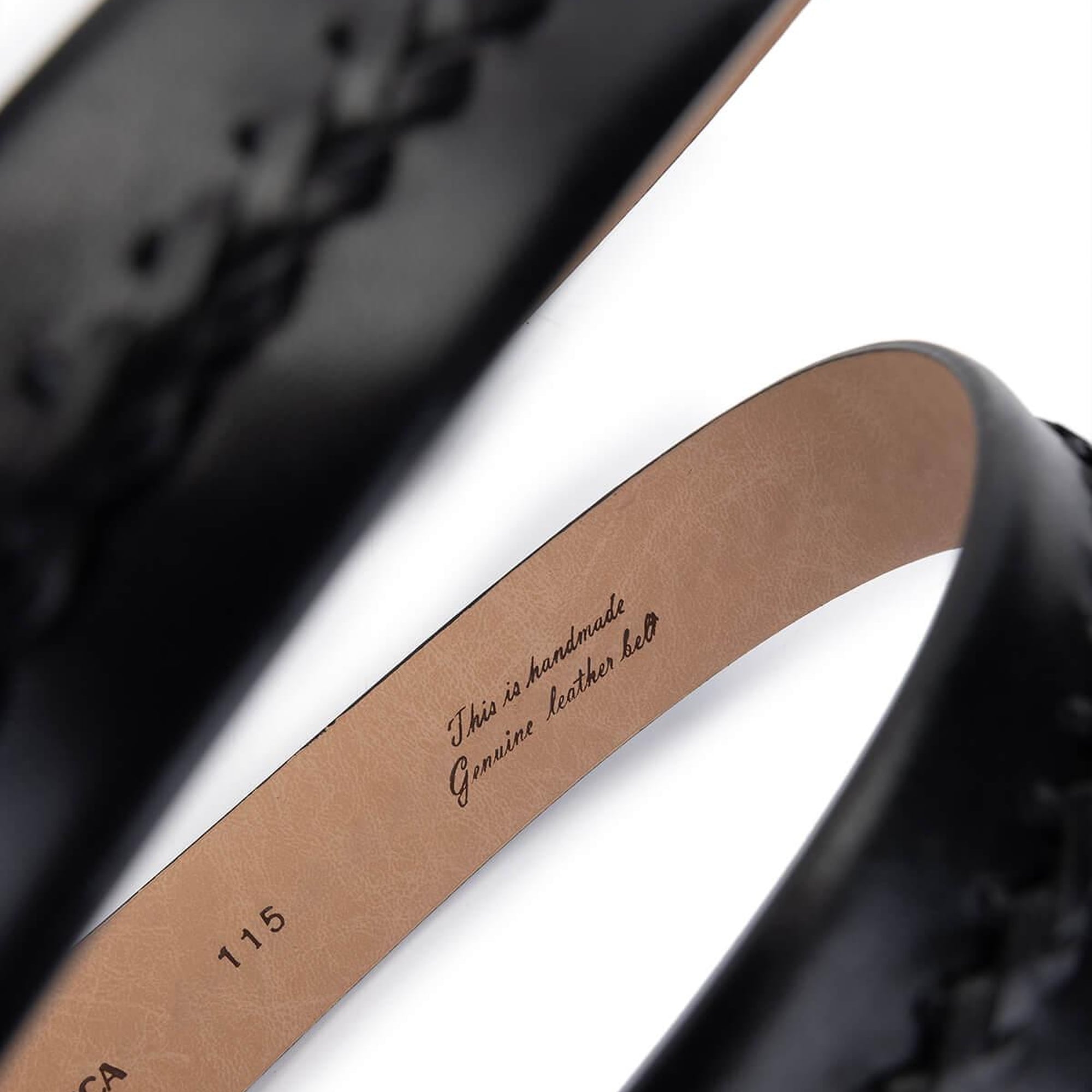 Tamer Tanca Erkek Hakiki Deri Siyah Kemer