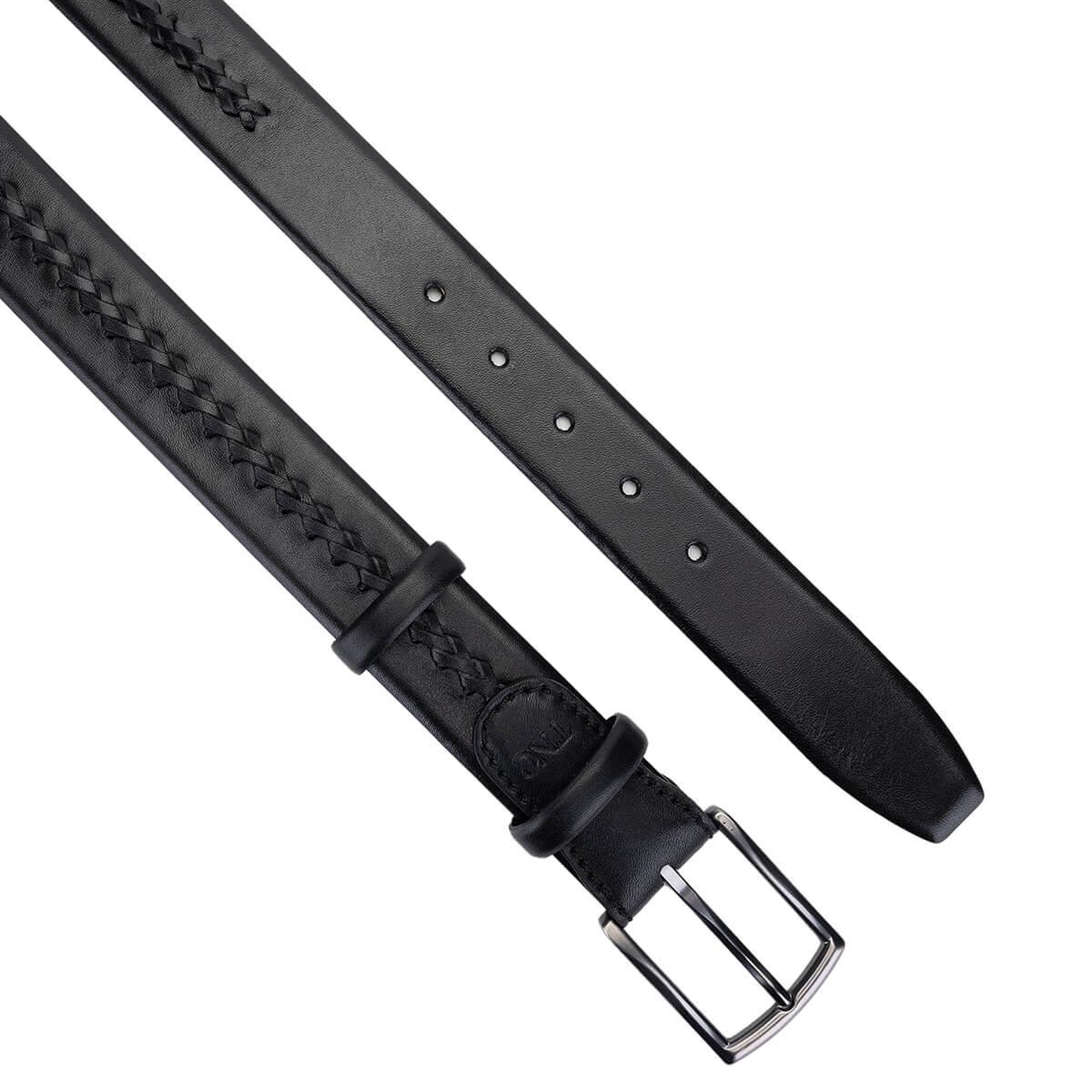 Tamer Tanca Erkek Hakiki Deri Siyah Kemer