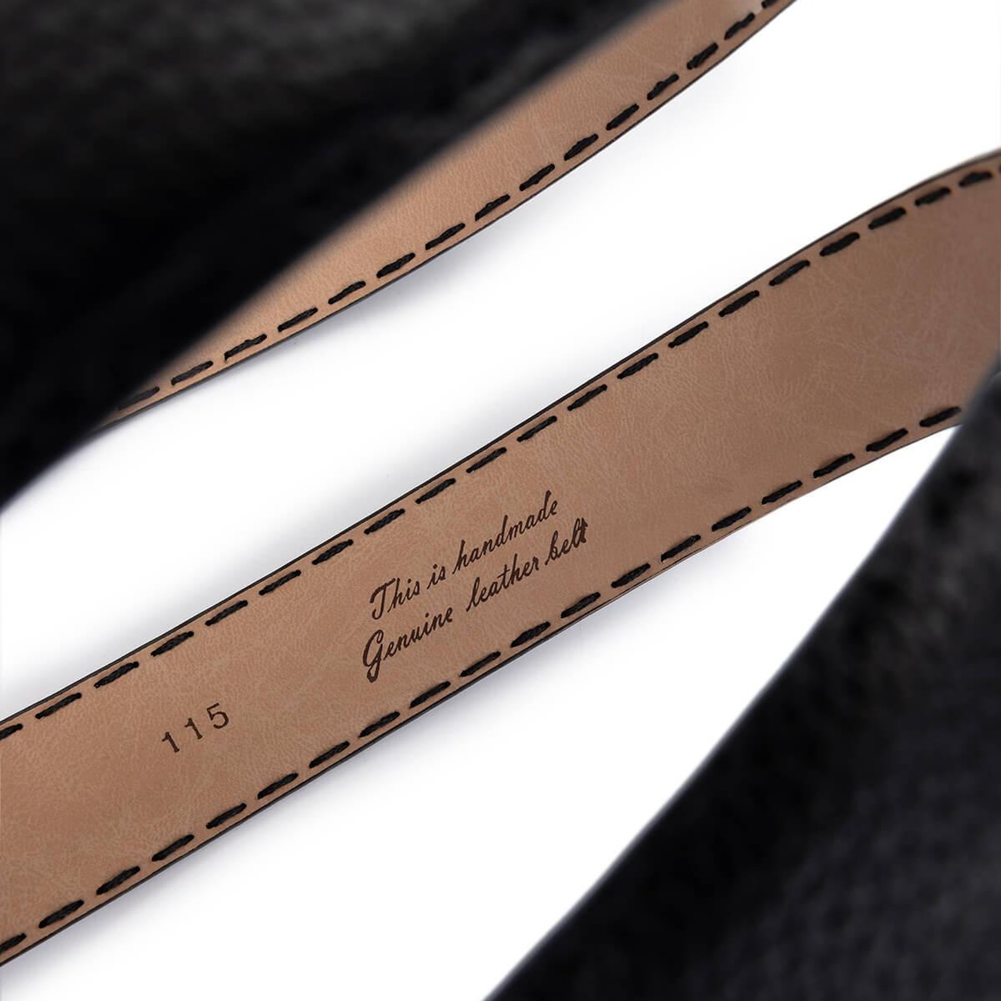 Tamer Tanca Erkek Hakiki Deri Siyah Floter Kemer