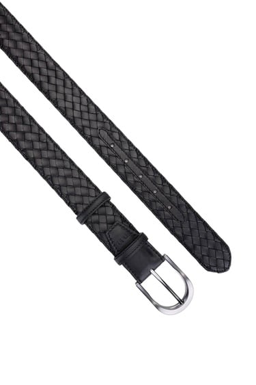  Tamer Tanca Erkek Hakiki Deri Siyah Kemer