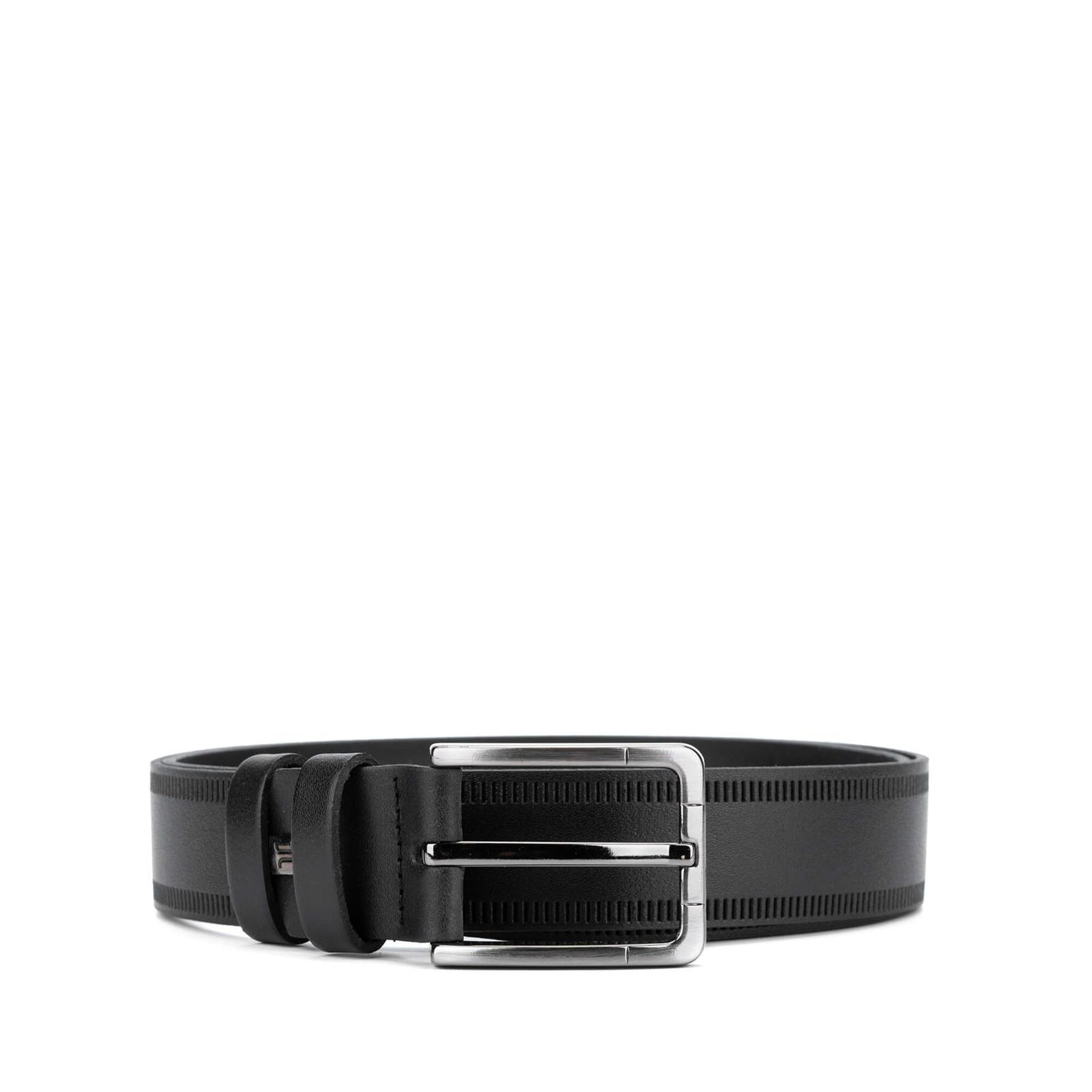 Tamer Tanca Erkek Hakiki Deri Siyah Analin Klasik Kemer