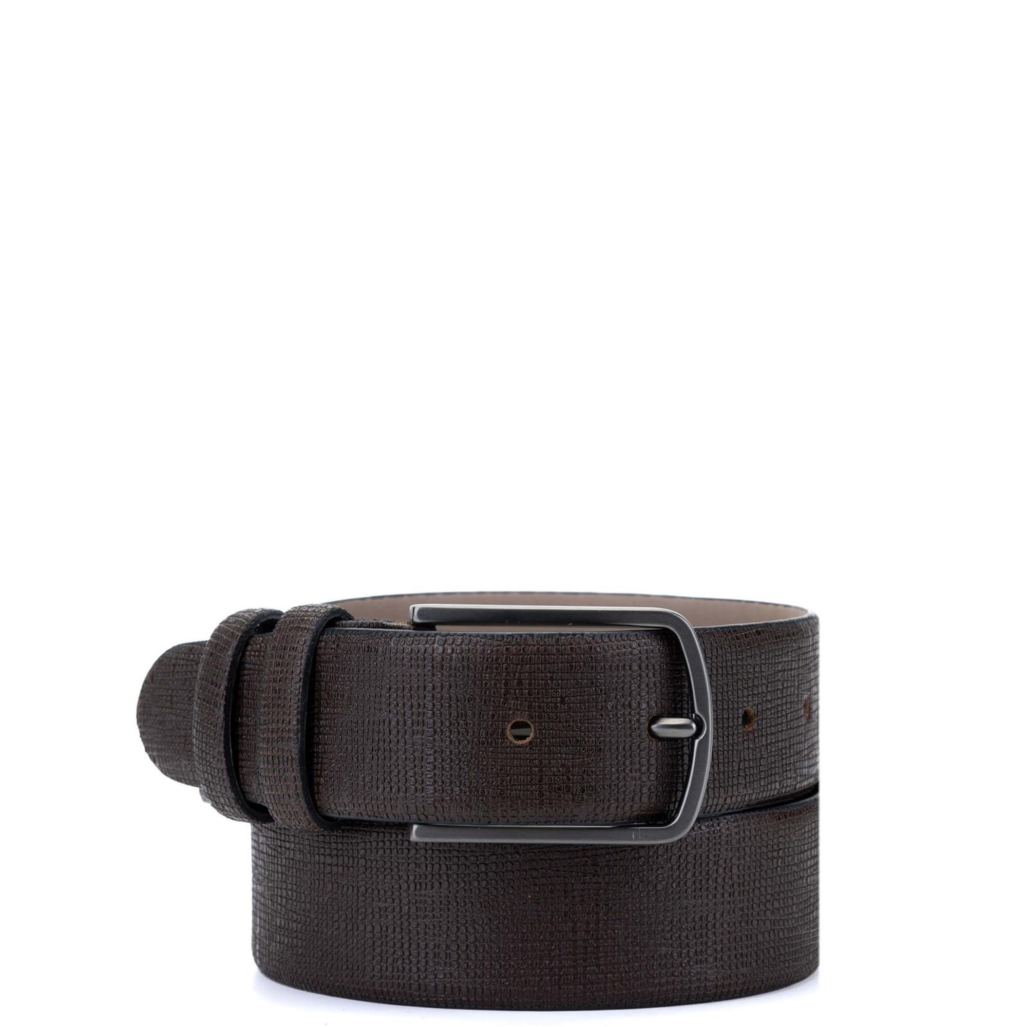 Tamer Tanca Erkek Hakiki Deri Kahve Spor Kemer