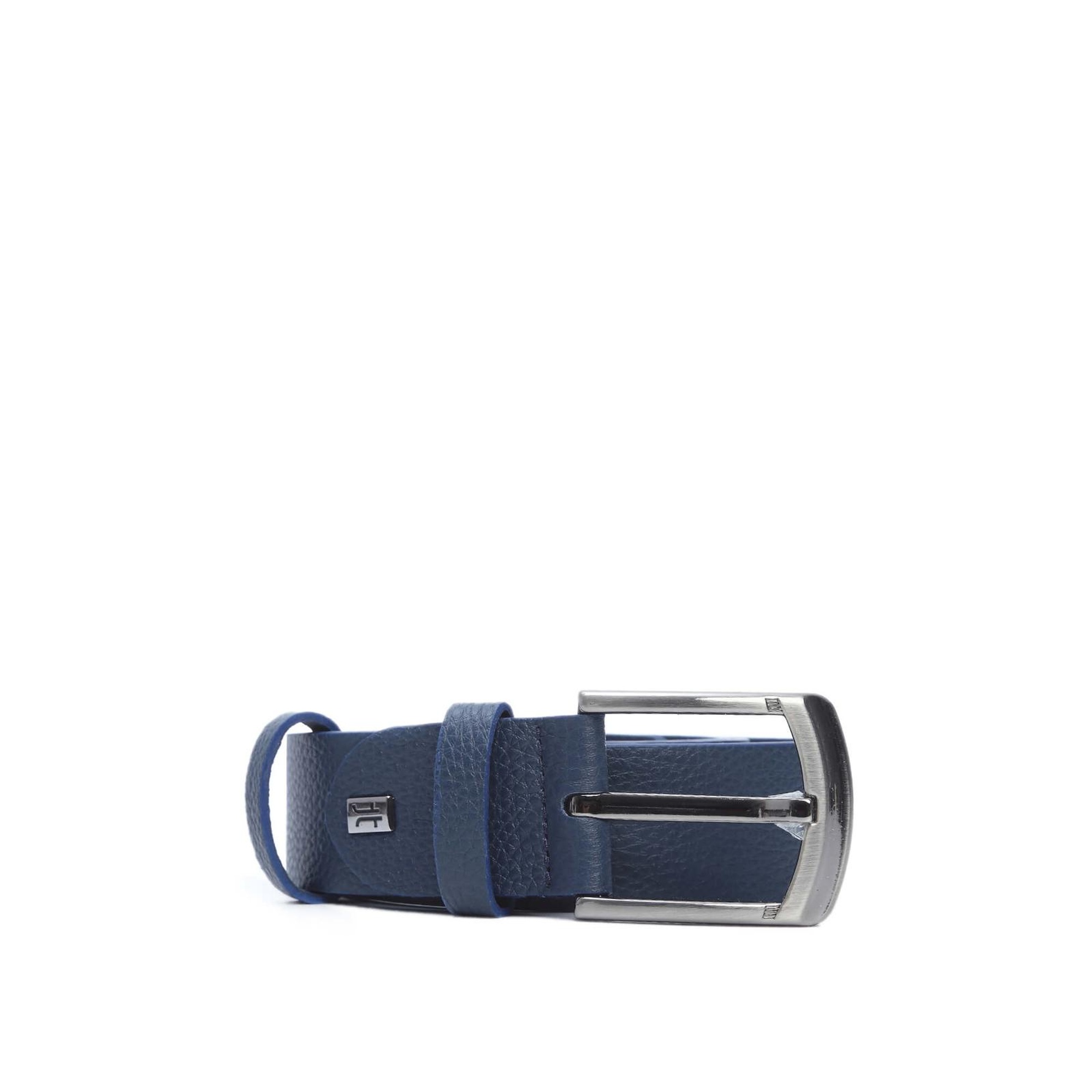 Tamer Tanca Erkek Hakiki Deri Lacivert Spor Kemer