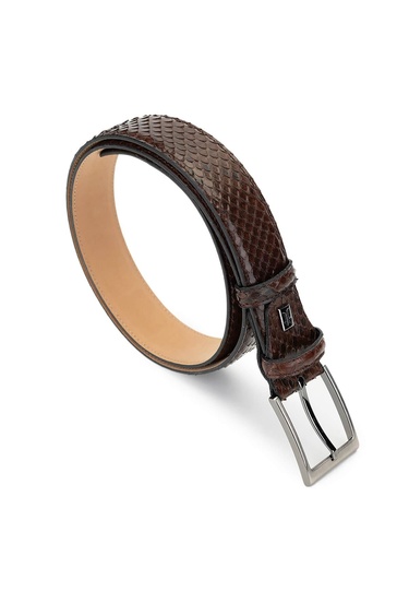  Tamer Tanca Erkek Hakiki Deri Kahverengi Kemer