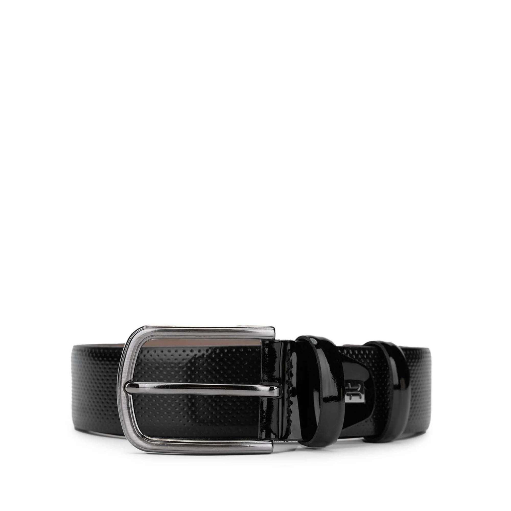 Tamer Tanca Erkek Hakiki Deri Siyah Klasik Kemer