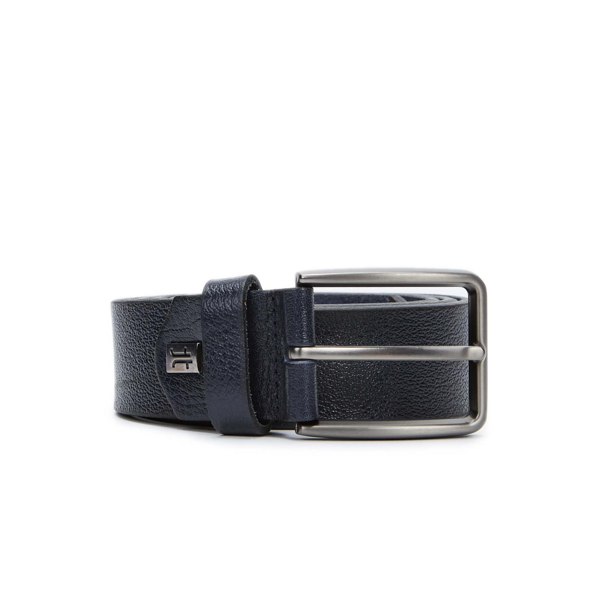 Tamer Tanca Erkek Hakiki Deri Lacivert Spor Kemer