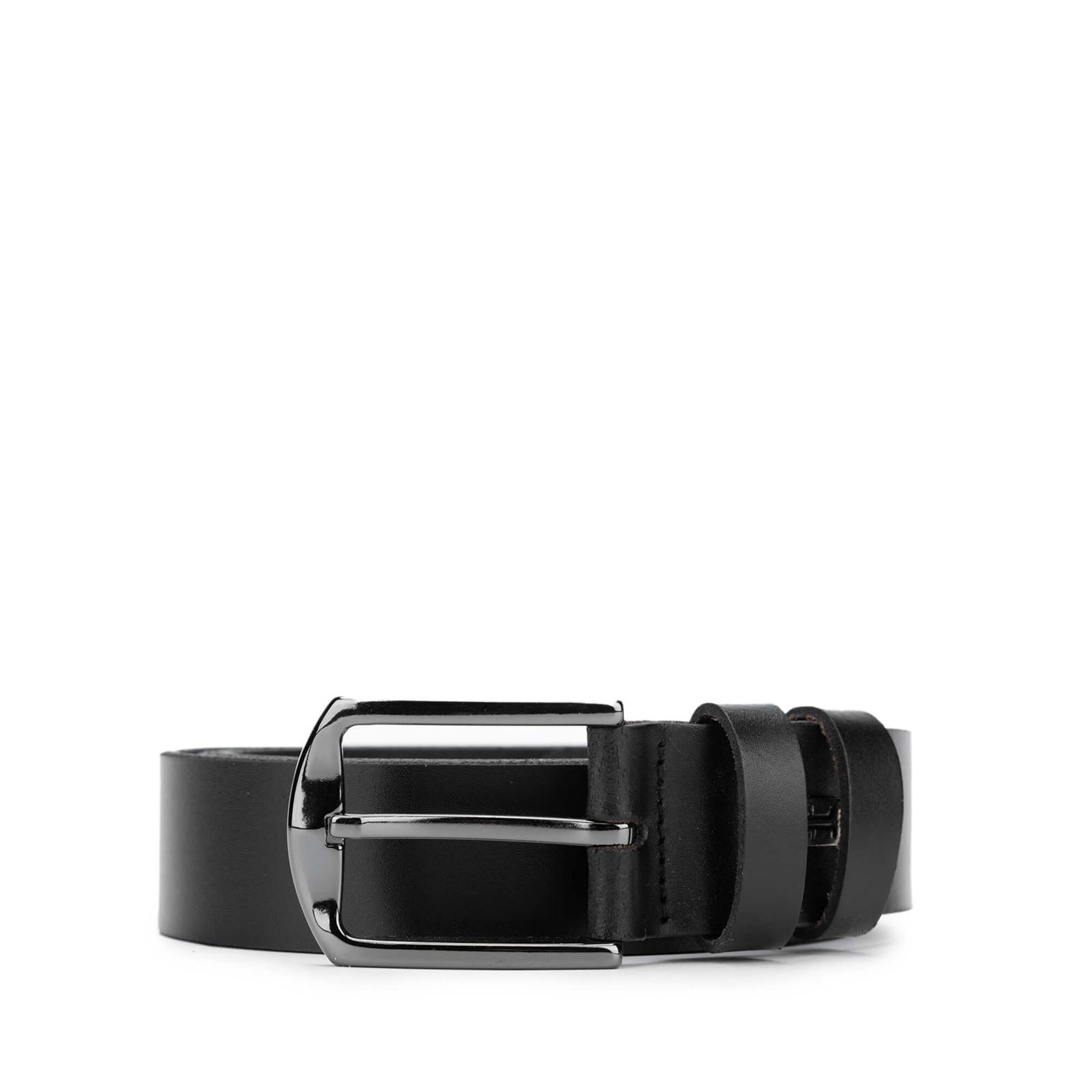 Tamer Tanca Erkek Hakiki Deri Siyah Analin Klasik Kemer