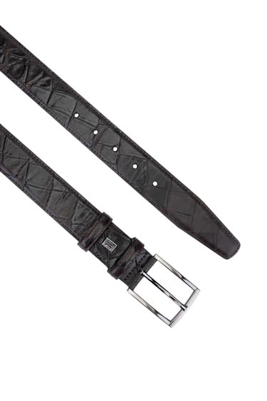  Tamer Tanca Erkek Hakiki Deri Kahverengi Klasik Kemer