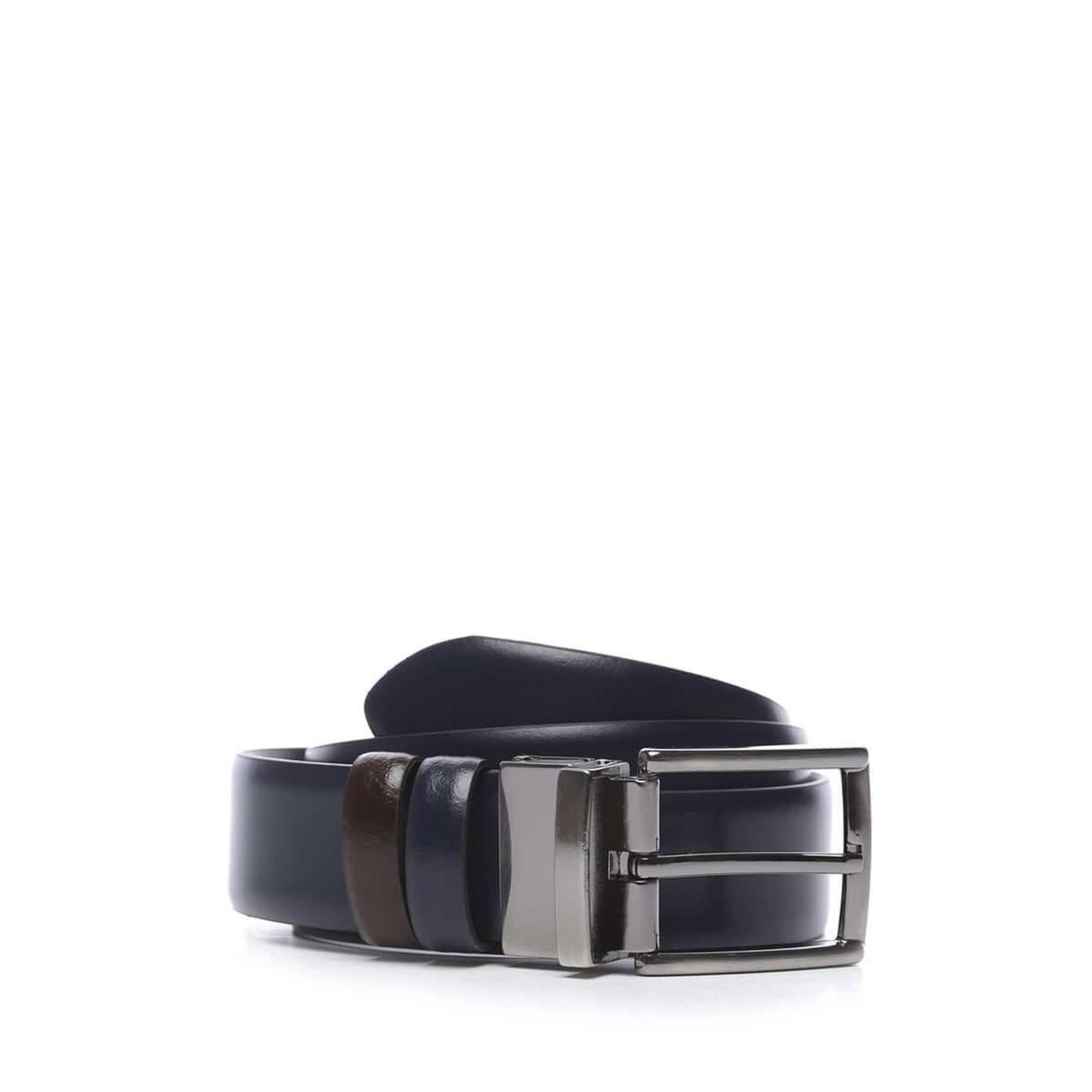 Tamer Tanca Erkek Hakiki Deri Lacivert Klasik Kemer