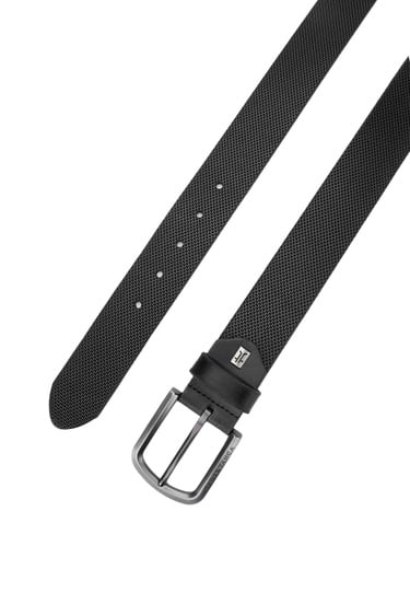  Tamer Tanca Erkek Hakiki Deri Siyah Klasik Kemer