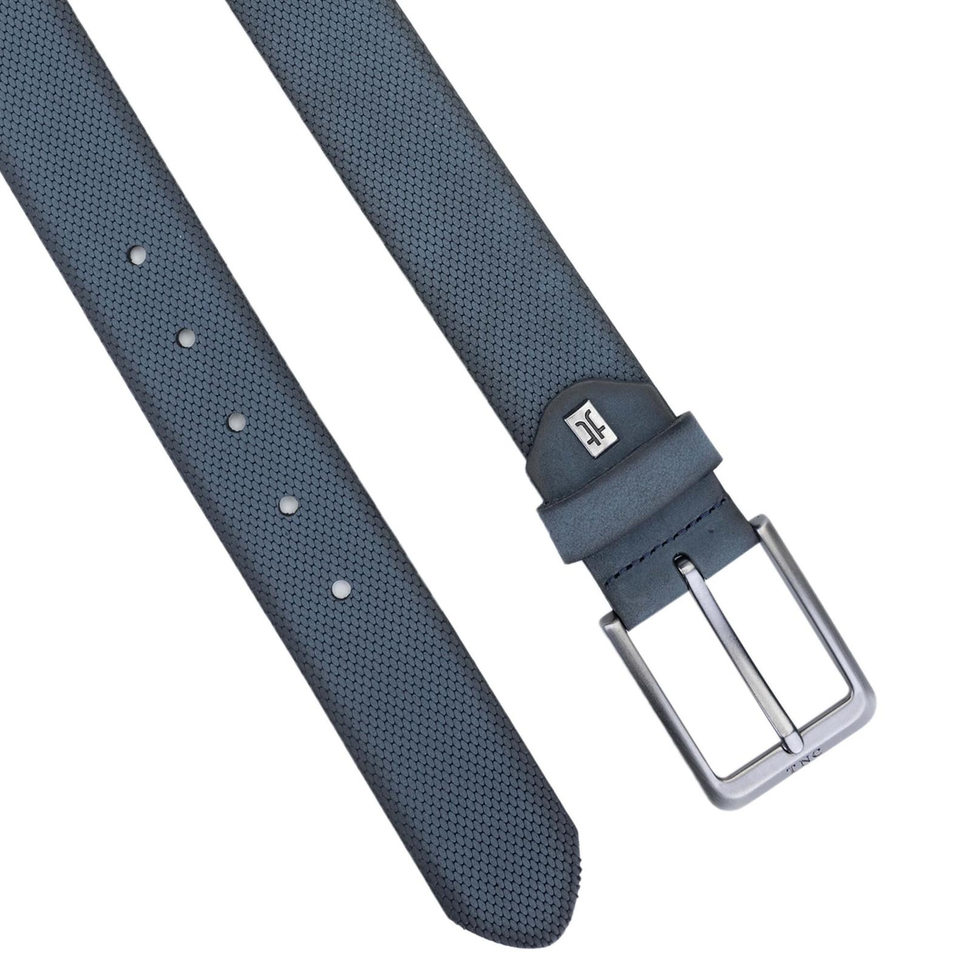 Tamer Tanca Erkek Hakiki Deri Lacivert Klasik Kemer