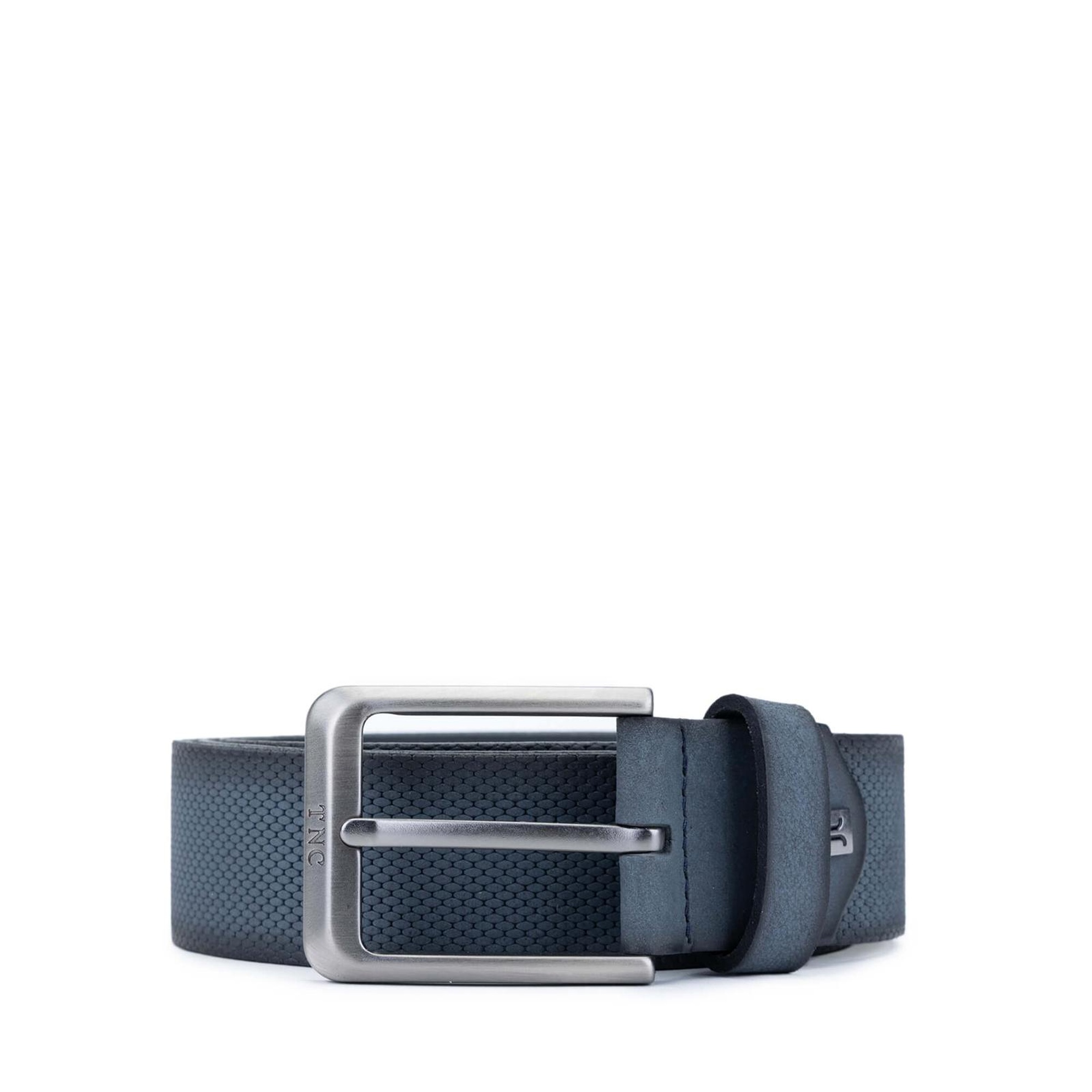 Tamer Tanca Erkek Hakiki Deri Lacivert Klasik Kemer