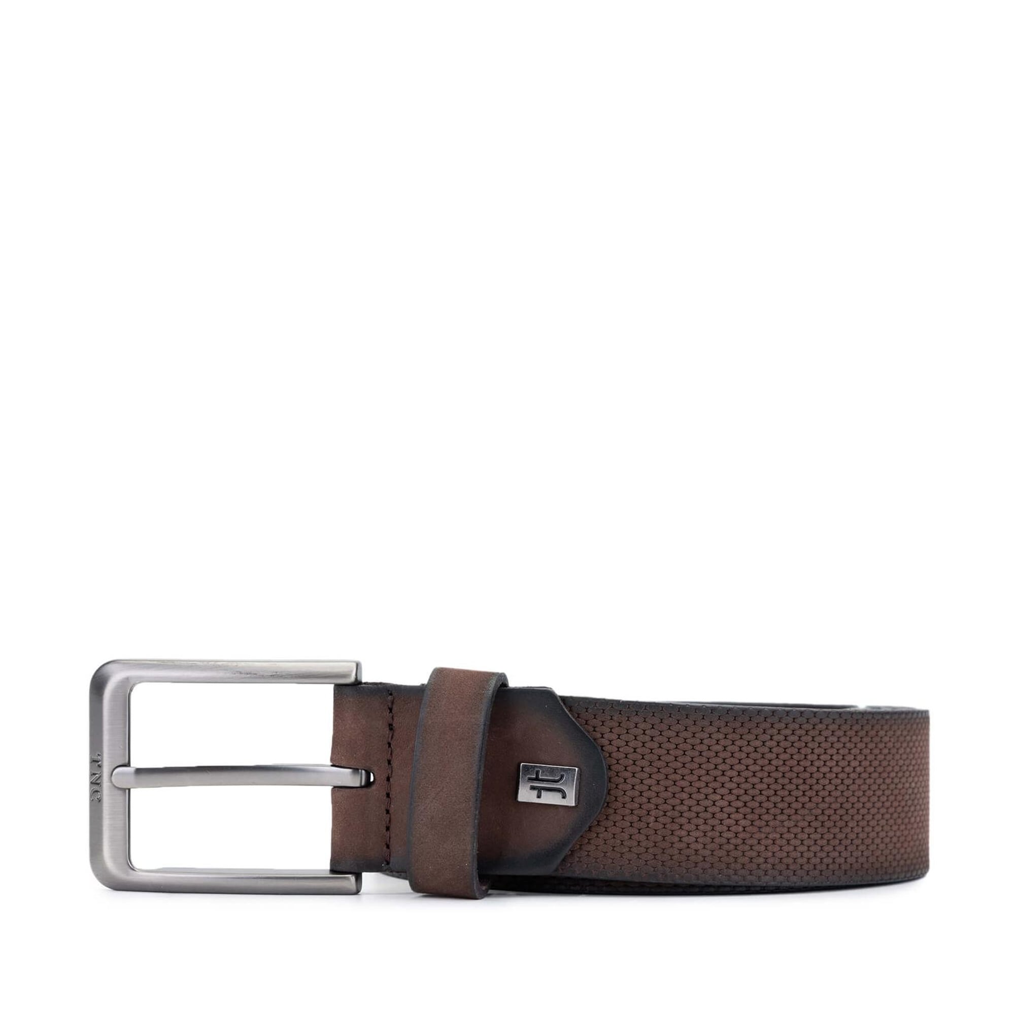 Tamer Tanca Erkek Hakiki Deri Kahverengi Klasik Kemer