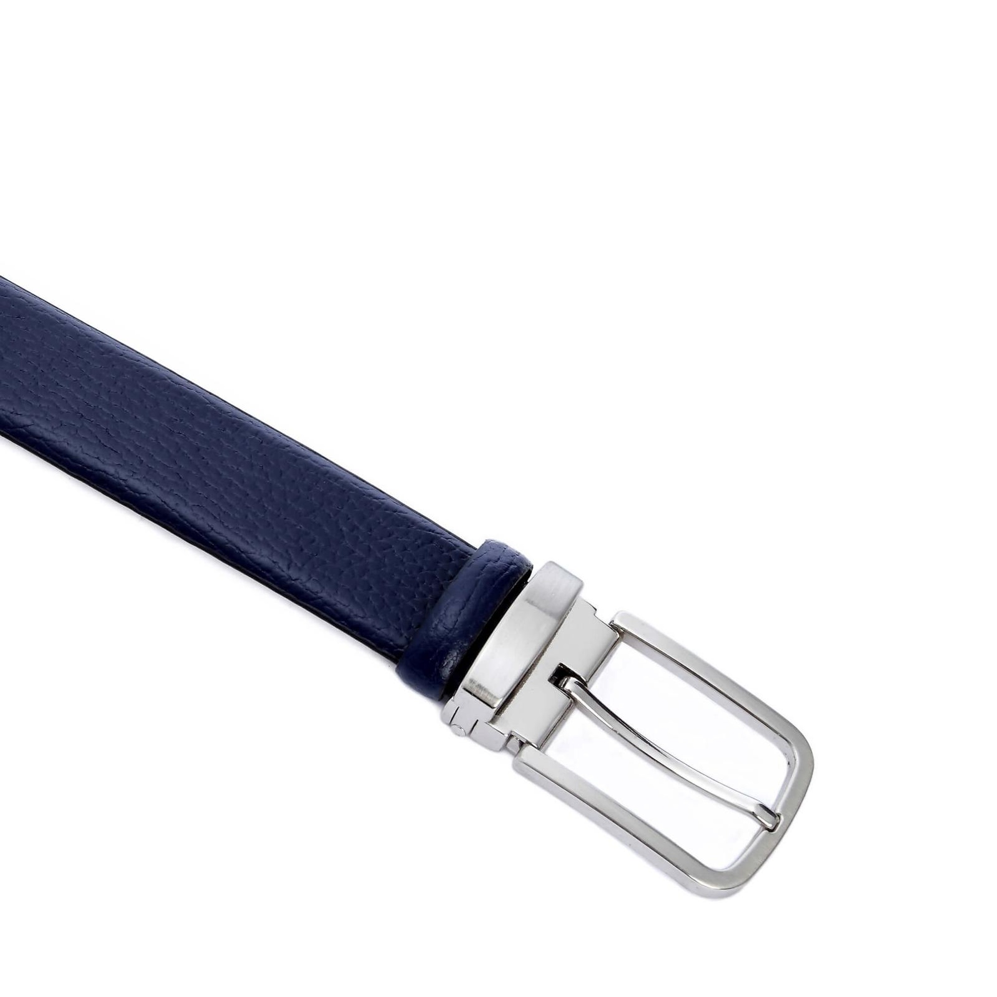 Tamer Tanca Erkek Hakiki Deri Lacivert Kemer