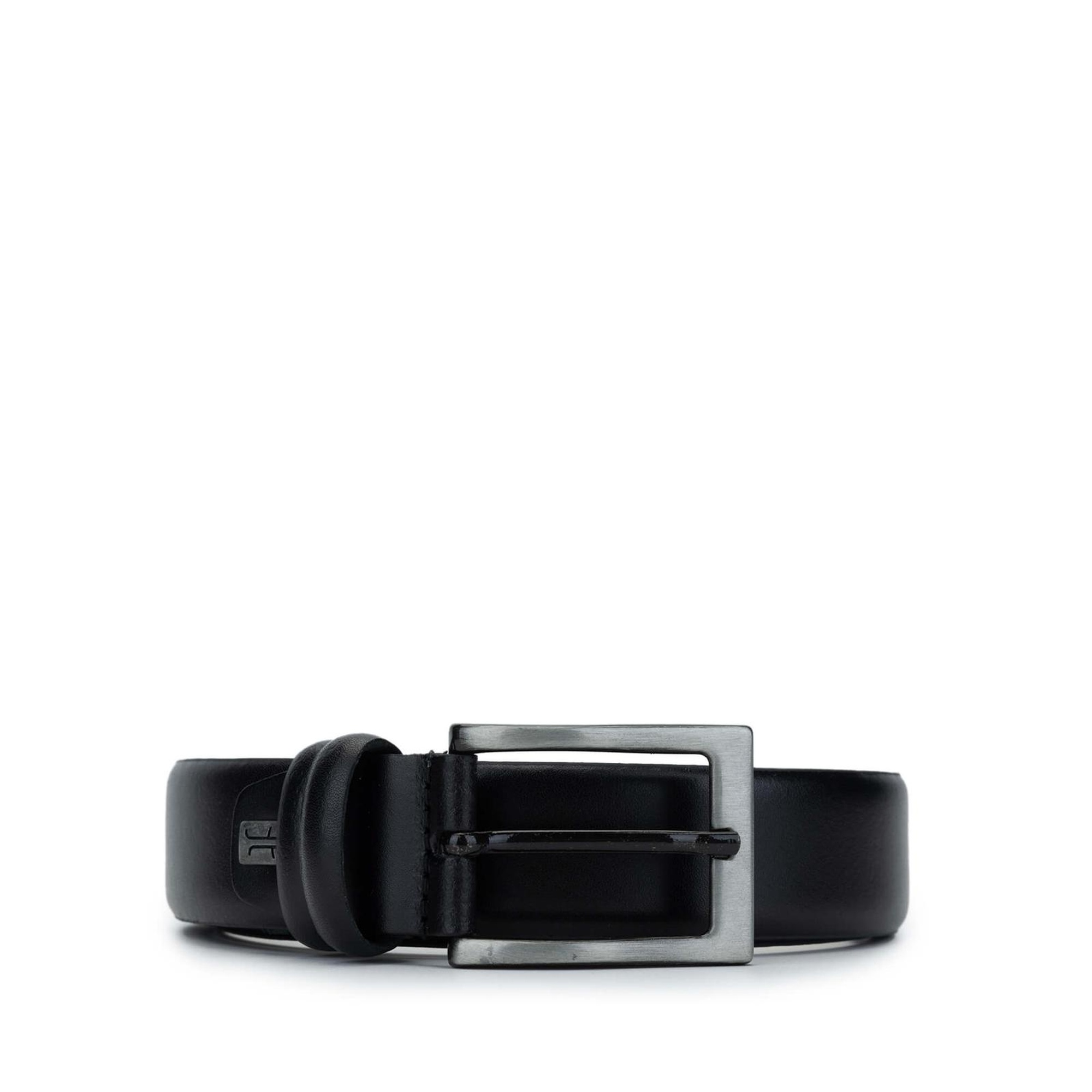 Tamer Tanca Erkek Hakiki Deri Siyah Açma Klasik Kemer