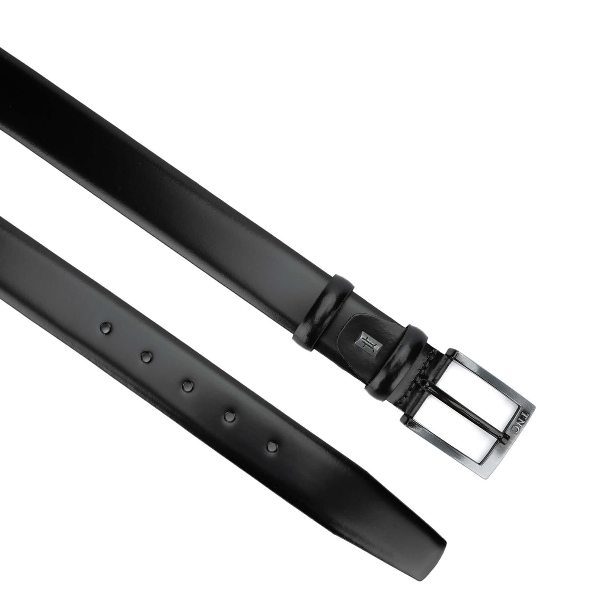 Tamer Tanca Erkek Hakiki Deri Siyah Açma Kemer