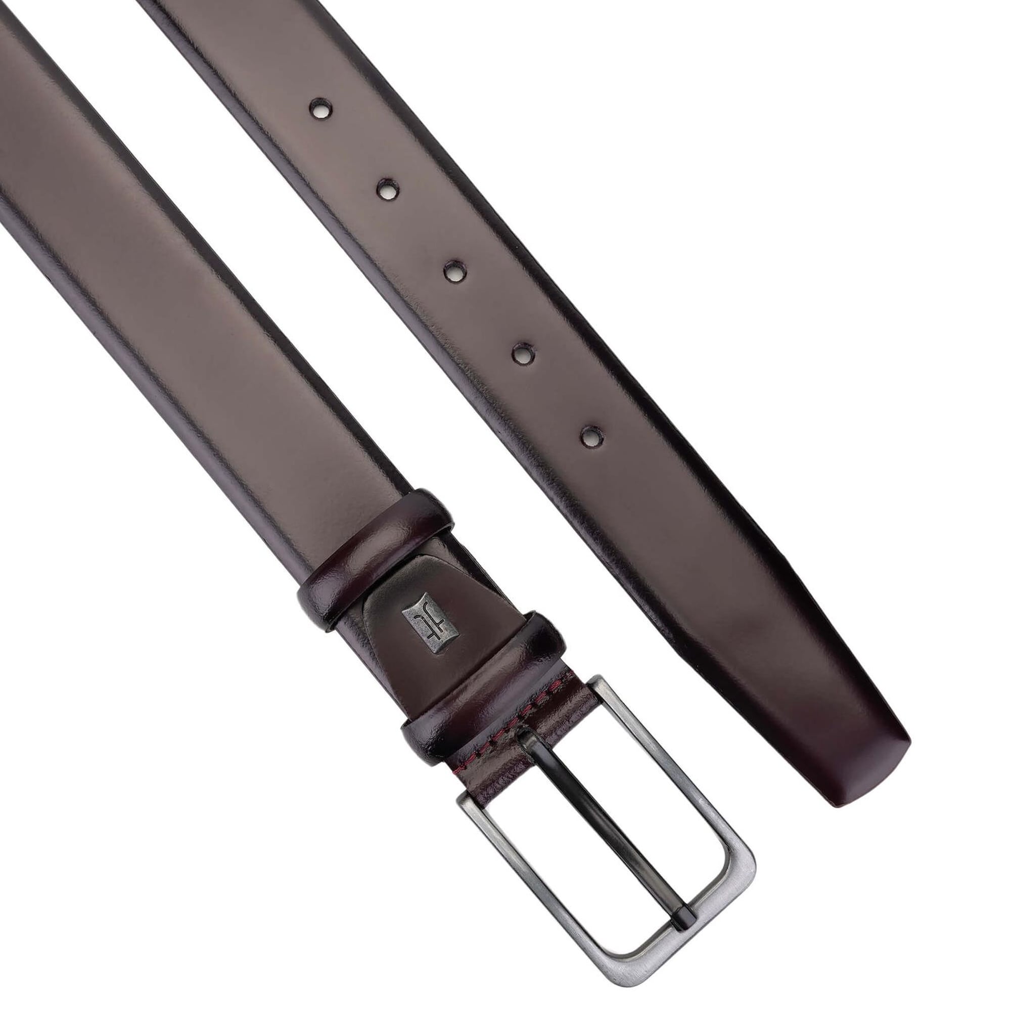 Tamer Tanca Erkek Hakiki Deri Bordo Klasik Kemer