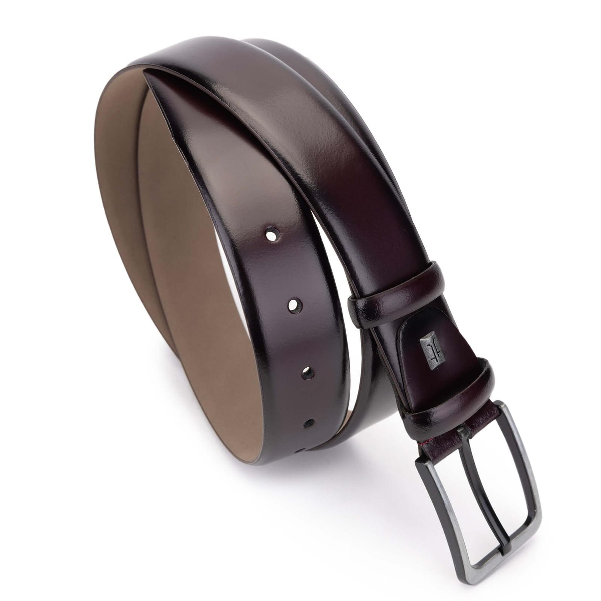 Tamer Tanca Erkek Hakiki Deri Bordo Klasik Kemer