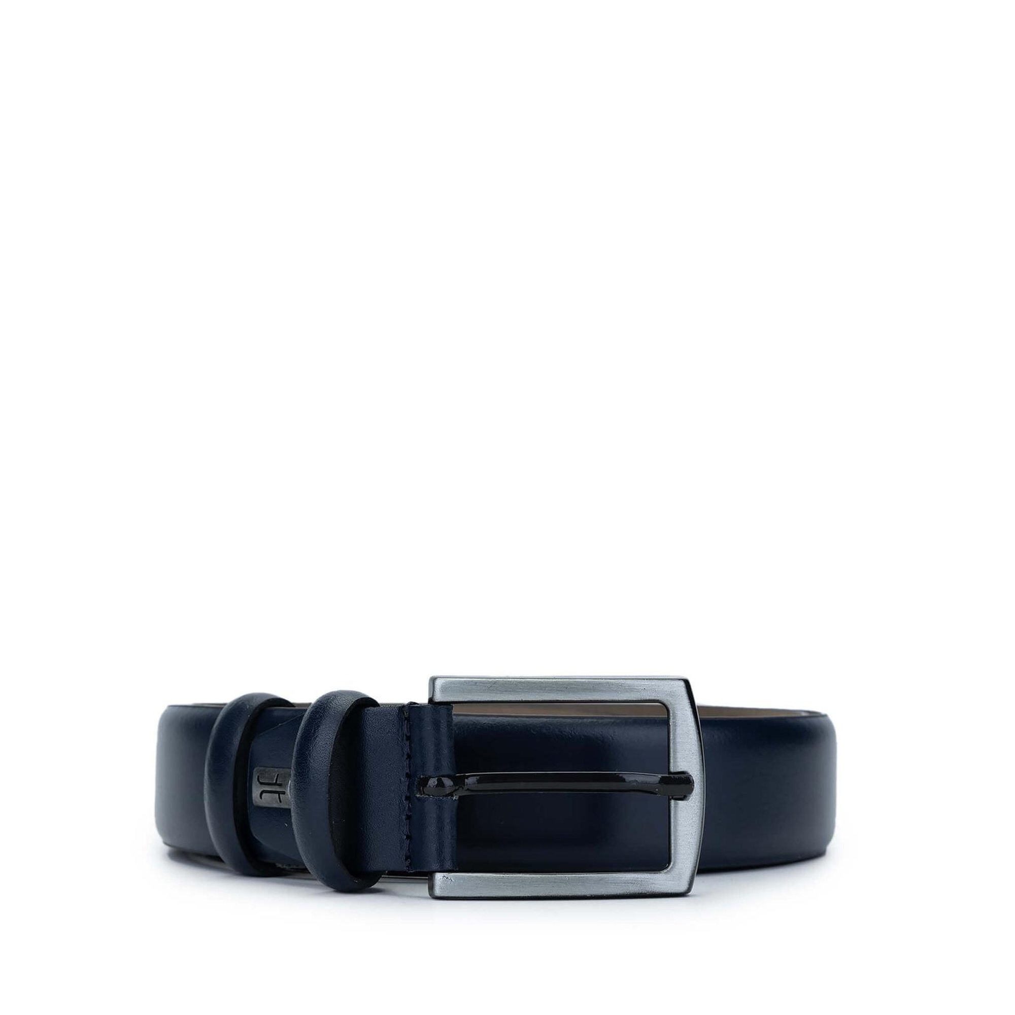 Tamer Tanca Erkek Hakiki Deri Lacivert Klasik Kemer