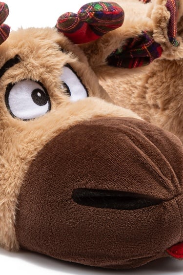  Diso Erkek Hayvanlı Panduf Kahverengi 41/46