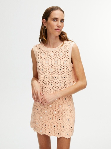  Brode İşlemeli Mini Etek