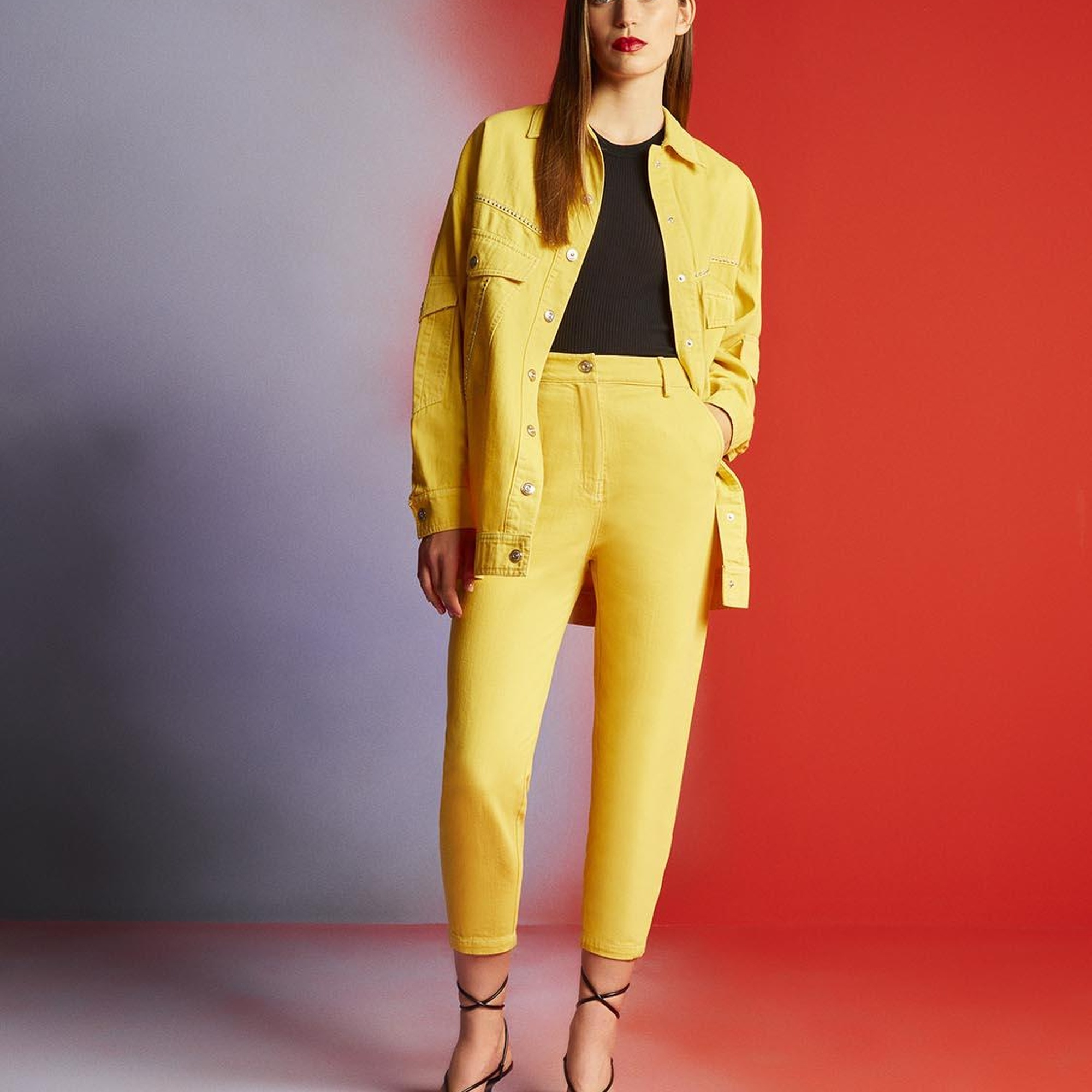 Yüksek Bel Mom Jean Pantolon