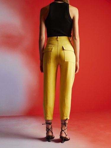  Yüksek Bel Mom Jean Pantolon