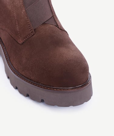  YARGICI Lastik Detaylı Deri Bot