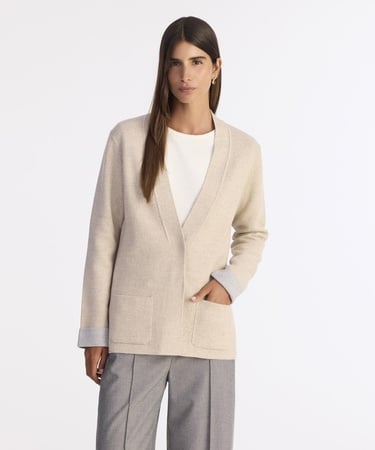  YARGICI Regular V Yaka Uzun Kol Hırka