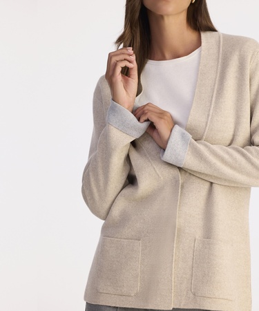  YARGICI Regular V Yaka Uzun Kol Hırka