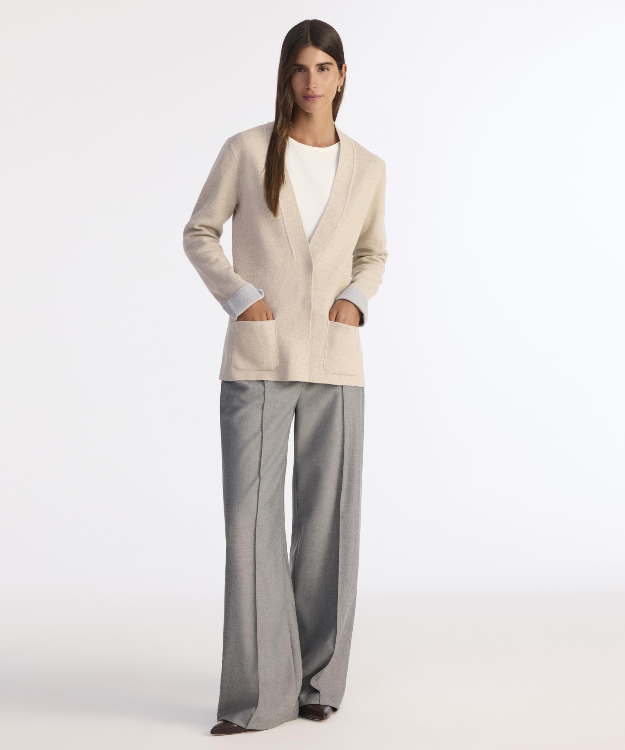  YARGICI Regular V Yaka Uzun Kol Hırka