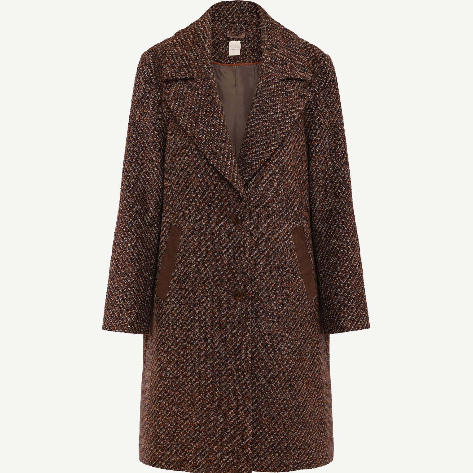 YARGICI Regular Ceket Yaka Uzun Kol Palto