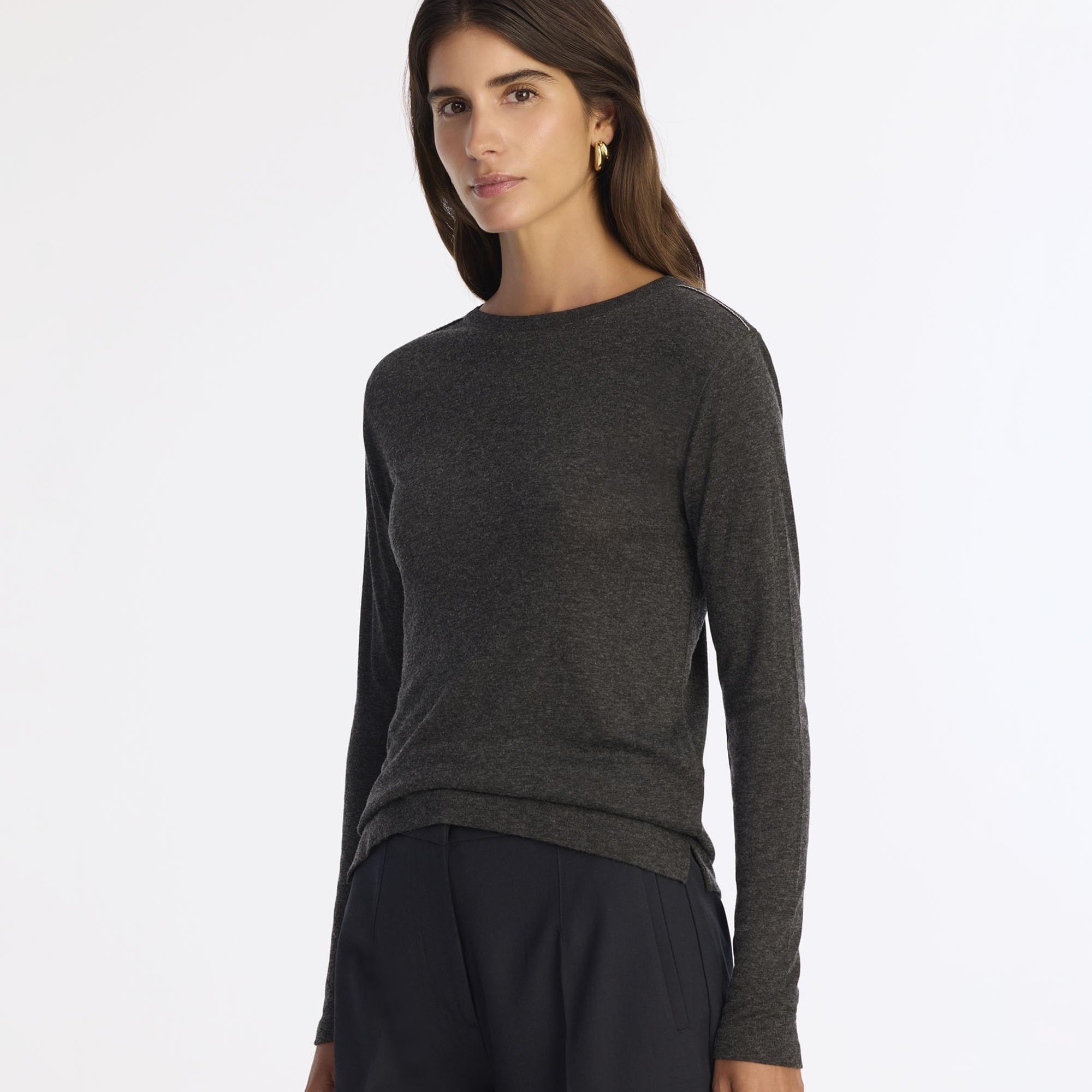 YARGICI Regular Balıkçı Yaka Uzun Kol T-shirt