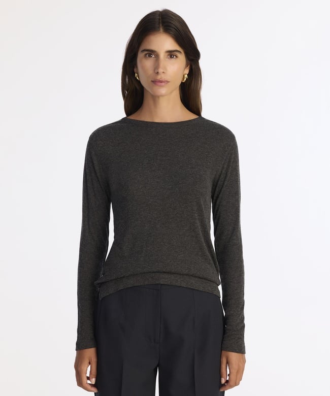  YARGICI Regular Balıkçı Yaka Uzun Kol T-shirt