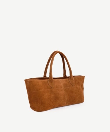  YARGICI Süet Deri El Çantası