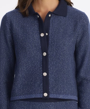  YARGICI Gömlek Yaka Triko Hırka