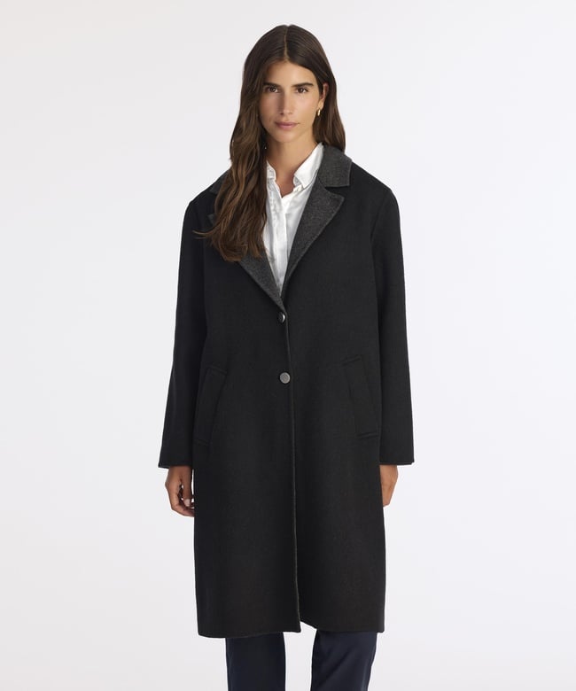  YARGICI Regular Kırlangıç Yaka Uzun Kol Palto