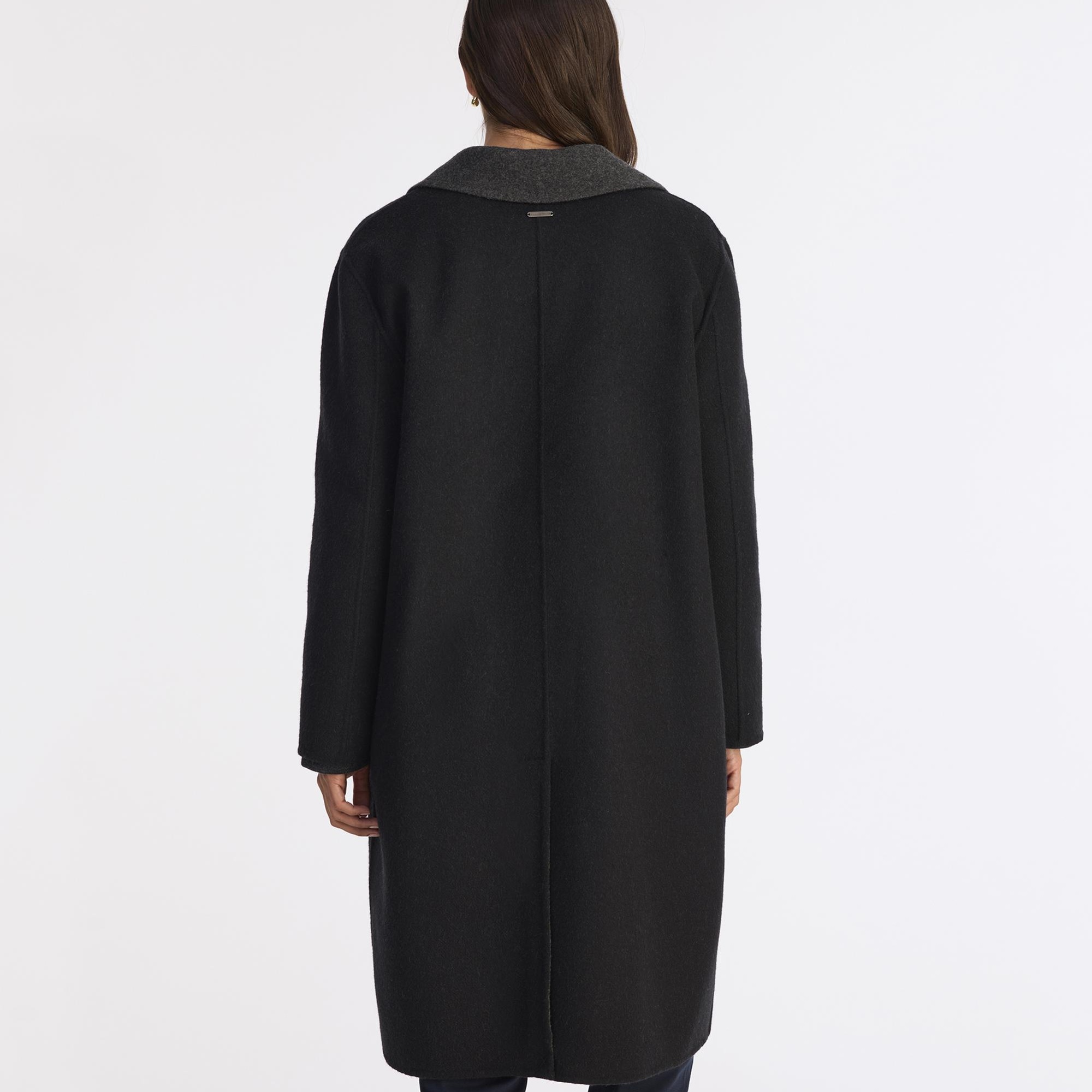 YARGICI Regular Kırlangıç Yaka Uzun Kol Palto
