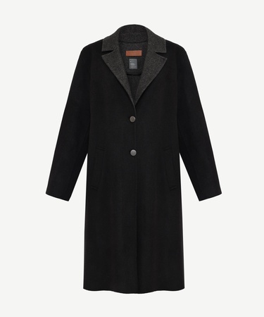  YARGICI Regular Kırlangıç Yaka Uzun Kol Palto