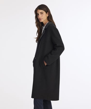  YARGICI Regular Kırlangıç Yaka Uzun Kol Palto