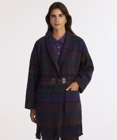  YARGICI Geniş Şal Yaka Uzun Kol Palto