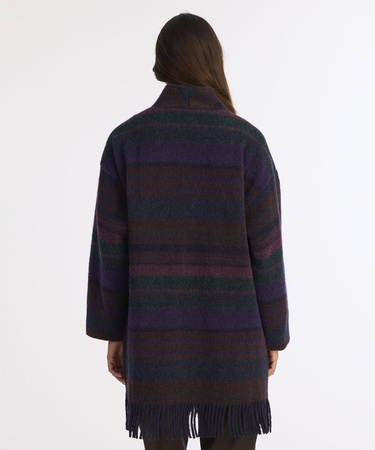  YARGICI Geniş Şal Yaka Uzun Kol Palto