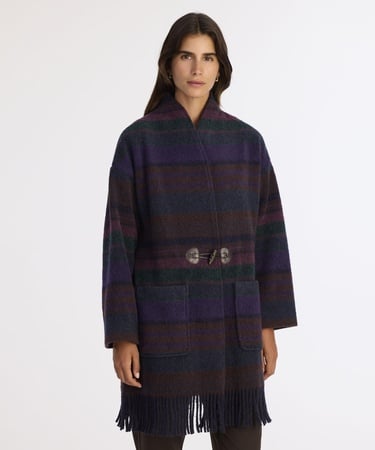  YARGICI Geniş Şal Yaka Uzun Kol Palto